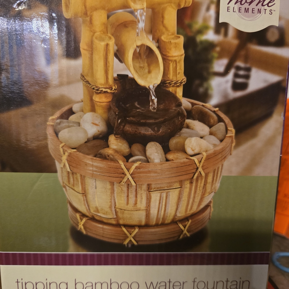 Home Elements Bamboo Water Fountain